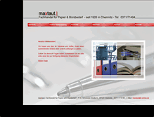 Tablet Screenshot of maxtaut.de